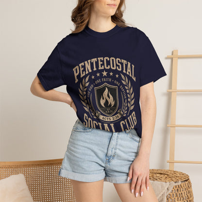 Pentecostal Social Club T-Shirt — Acts 2:38 Faith Tee