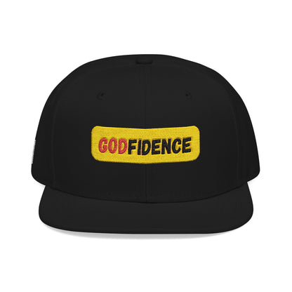 🧢 Godfidence Embroidered Snapback – Faith. Style. Confidence.