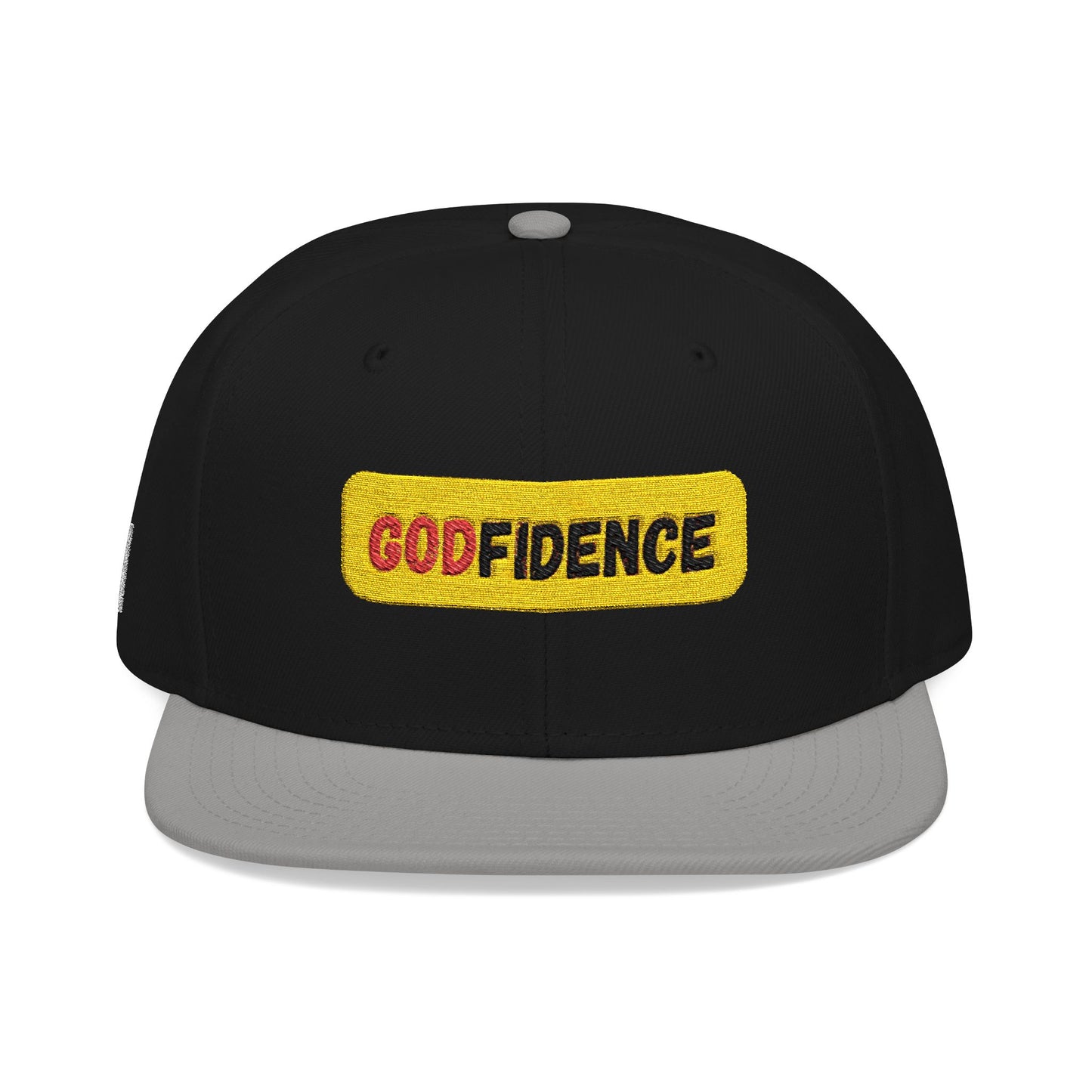 🧢 Godfidence Embroidered Snapback – Faith. Style. Confidence.