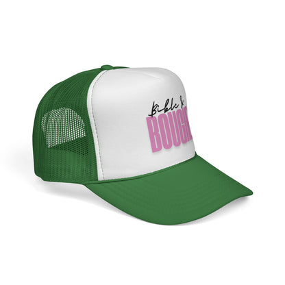 🧢Bible & Bougie Trucker Cap – Faith with a Little Flair