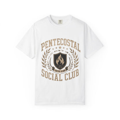 Pentecostal Social Club T-Shirt — Acts 2:38 Faith Tee