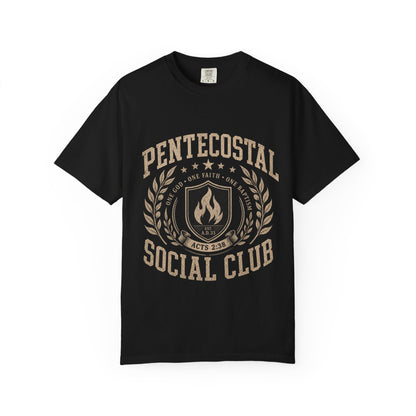 Pentecostal Social Club T-Shirt — Acts 2:38 Faith Tee