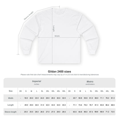 👕 Unisex Ultra Cotton Long Sleeve Tee – Classic Comfort with a Clean Look